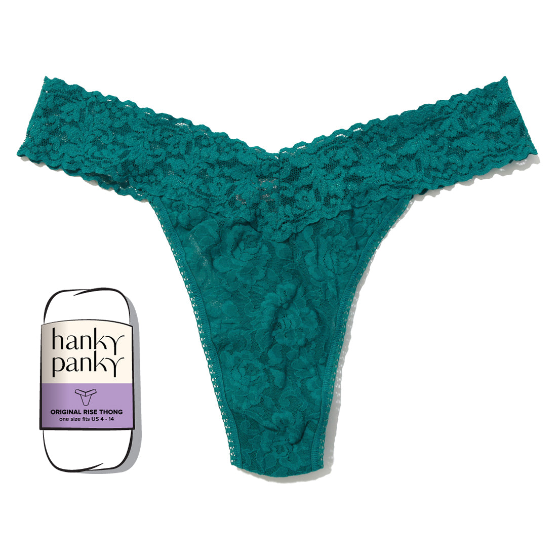 Signature Lace Original Rise Thong
