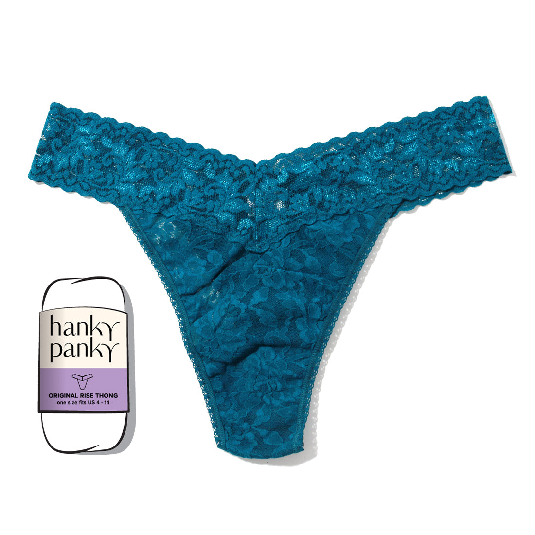 Signature Lace Original Rise Thong
