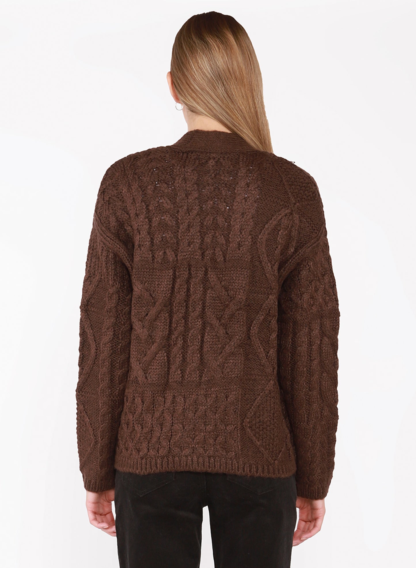 CABLE KNIT CARDIGAN