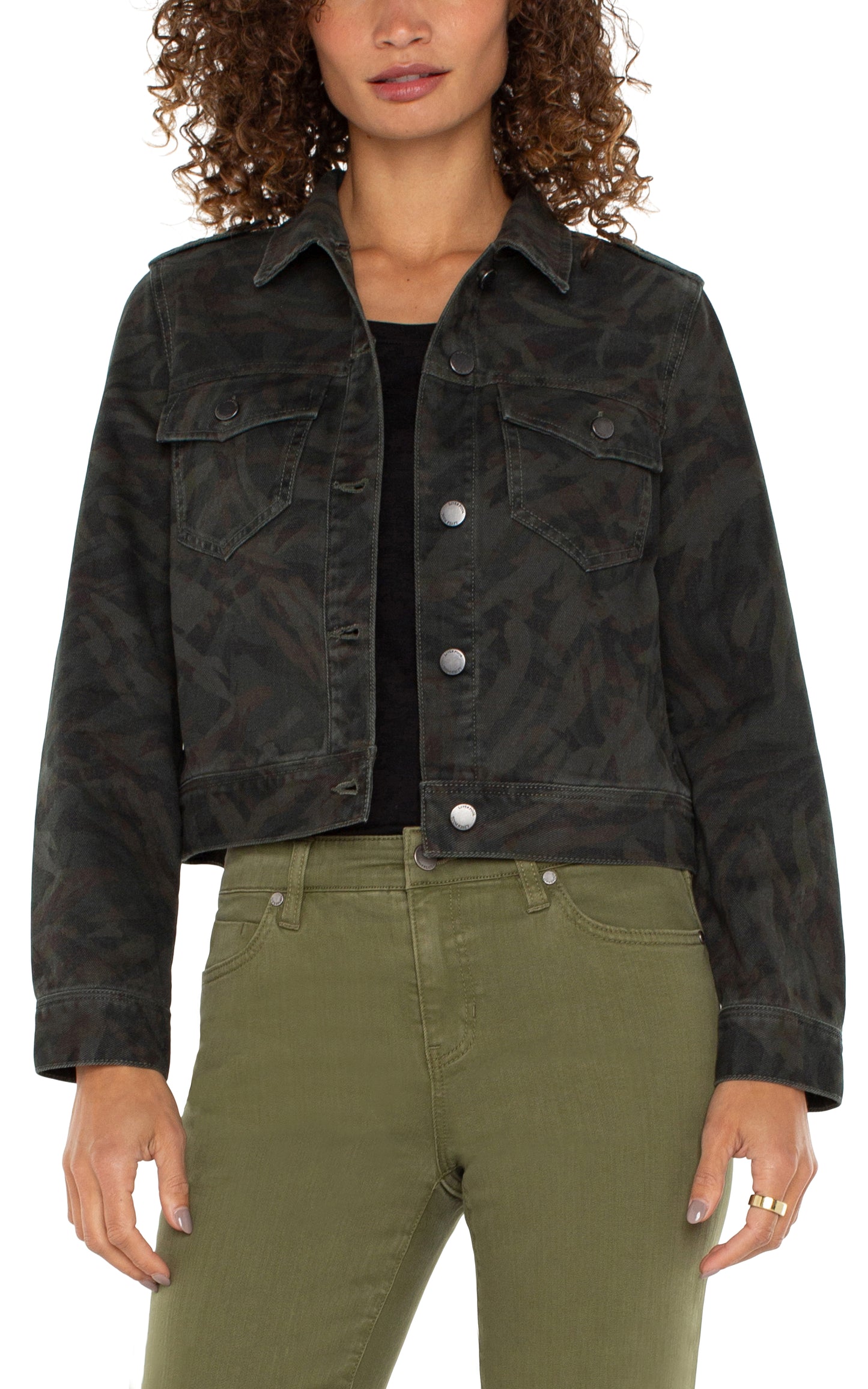 military crop jacket