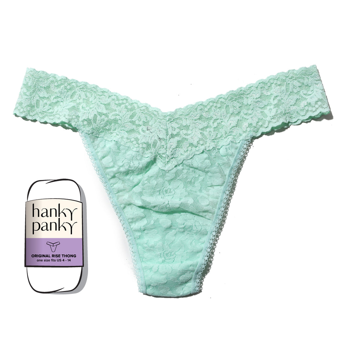 Signature Lace Original Rise Thong