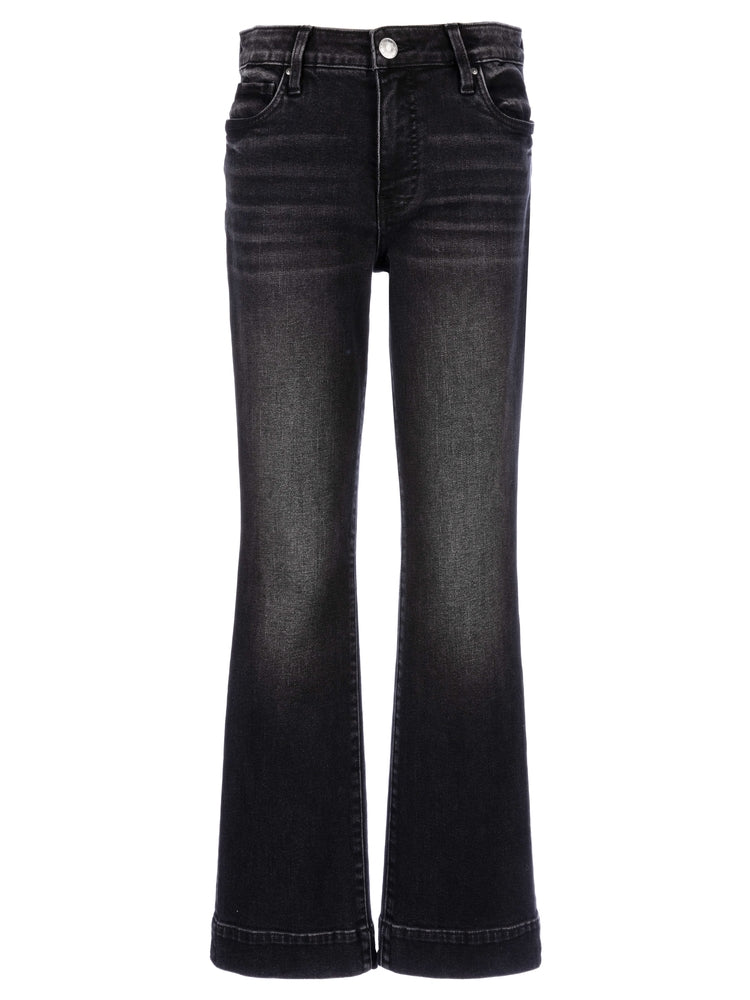 KELSEY HIGH RISE FAB AB ANKLE FLARE WITH WIDE HEM