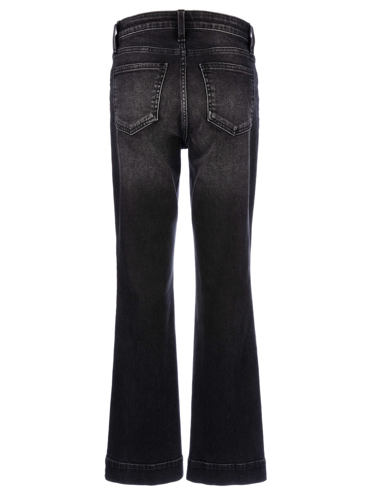 KELSEY HIGH RISE FAB AB ANKLE FLARE WITH WIDE HEM