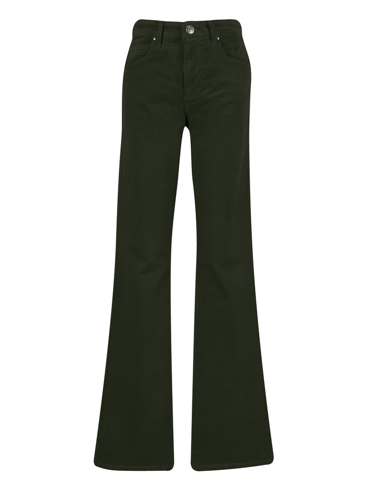 ANA HIGH RISE FAB AB FLARE-BABY DN ALL OVER