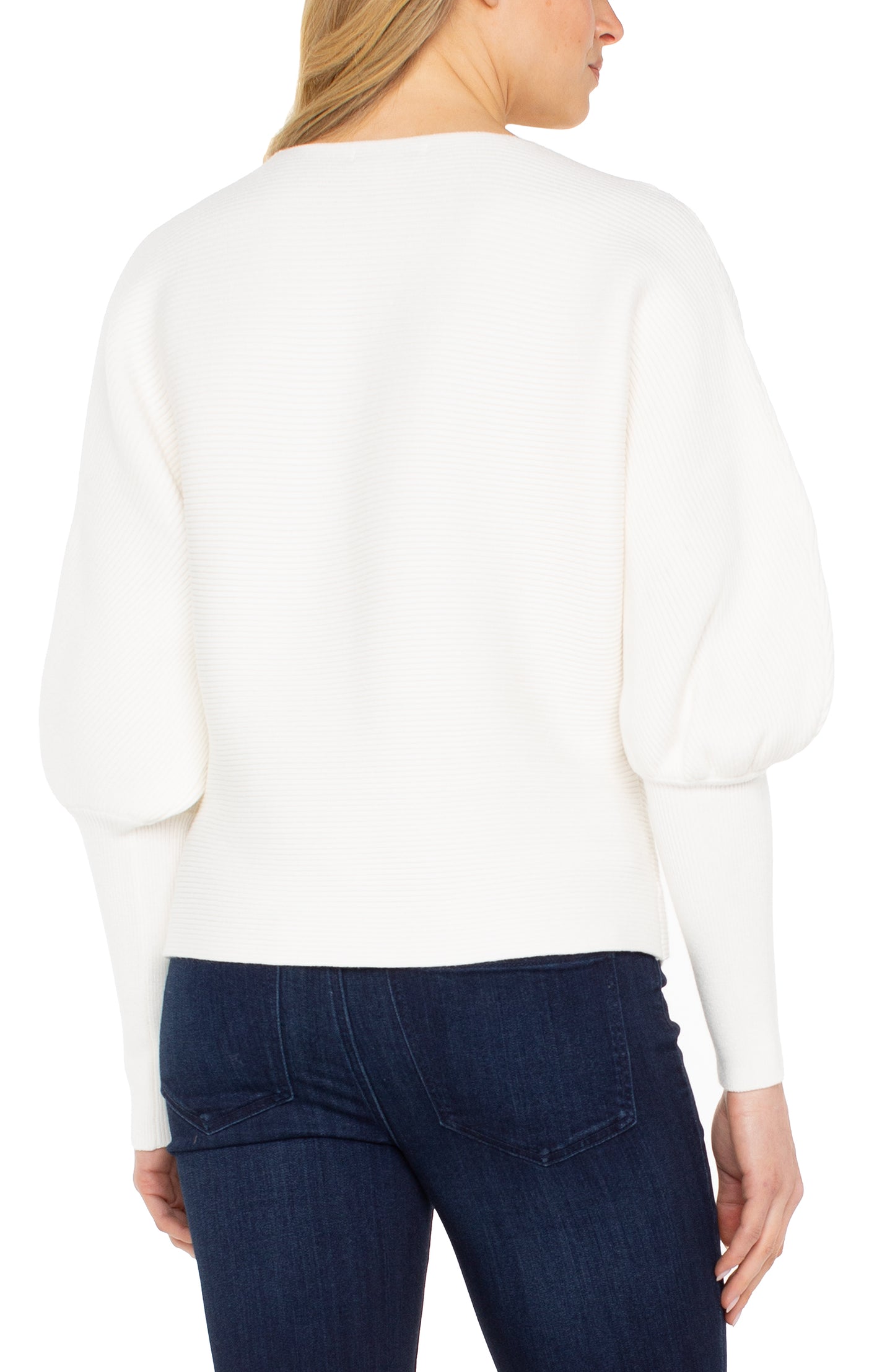 Long Sleeve Boat Neck Dolman Sweater