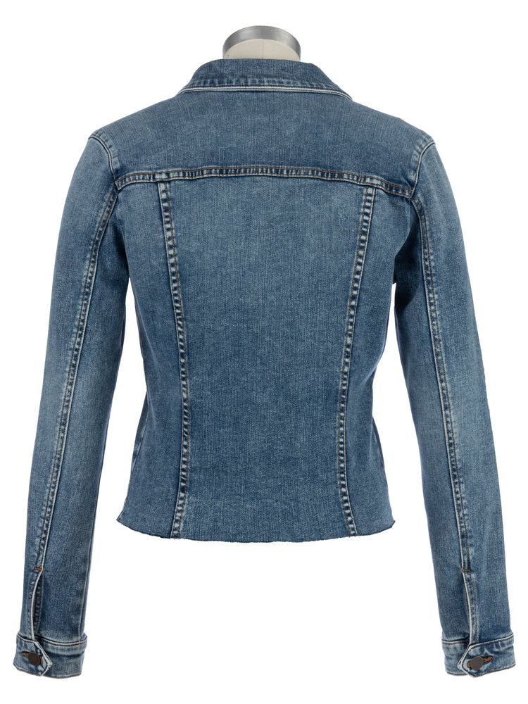 KARA JACKET - NO WAIST WITH RAW HEM