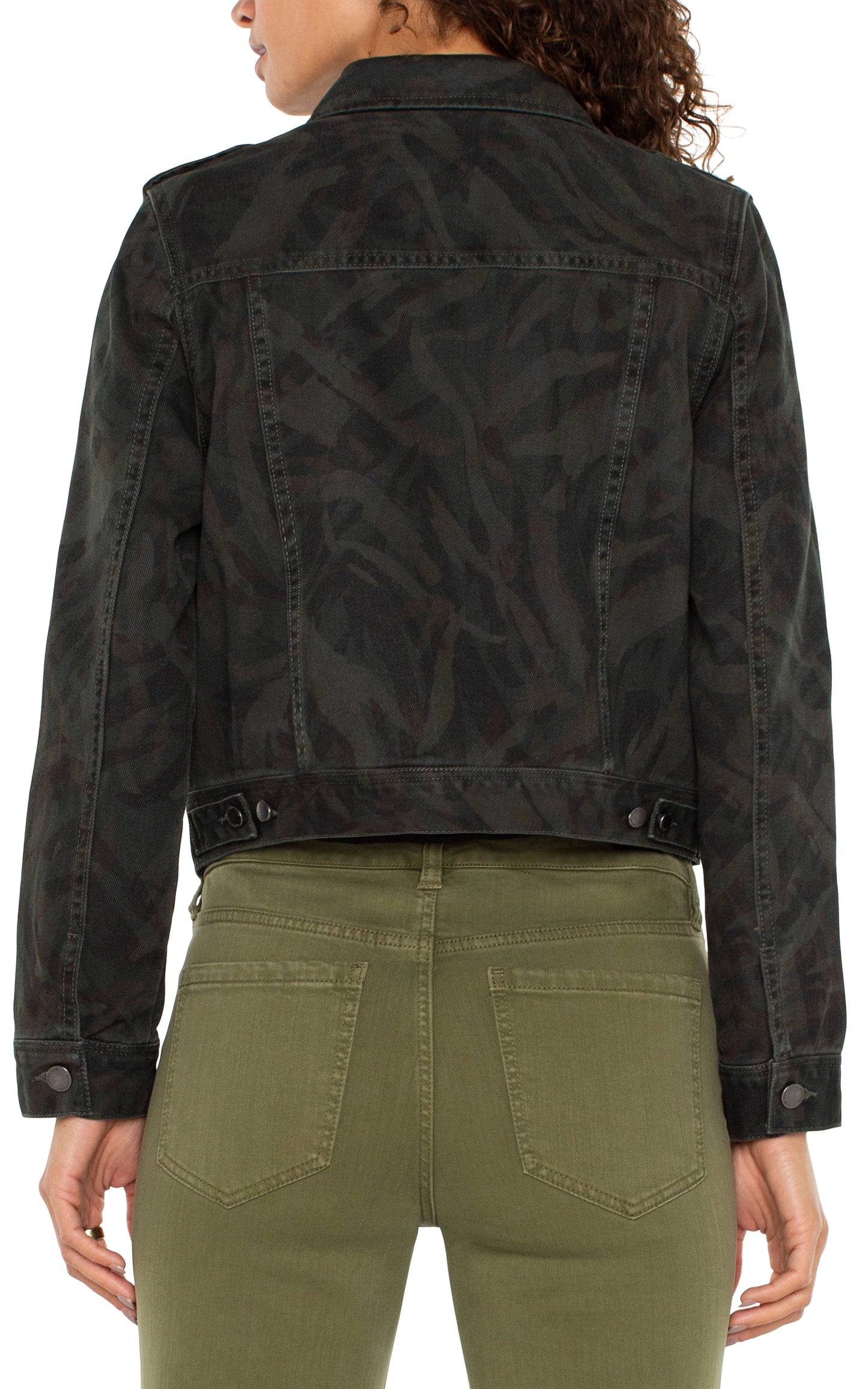 military crop jacket