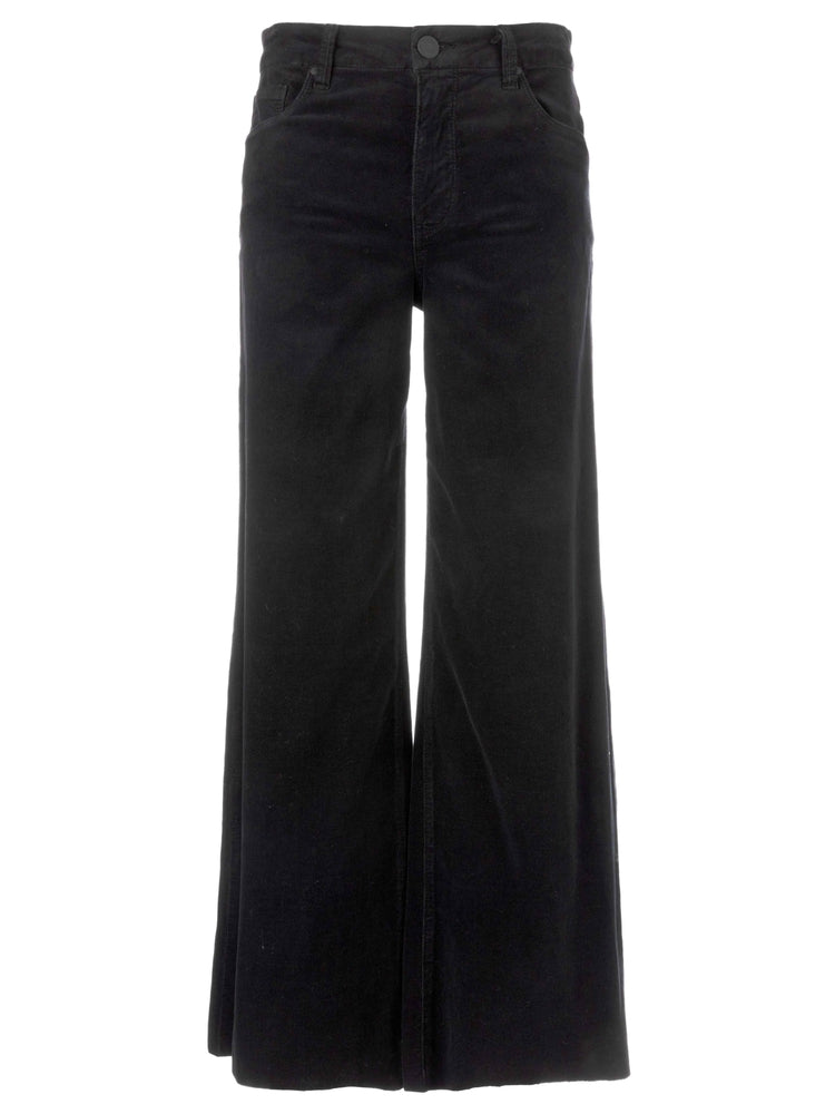 MEG HIGH RISE FAB AB WIDE LEG RAW HEM-LONG INSEAM