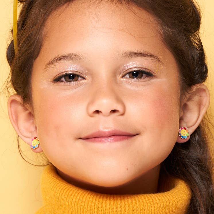 Girl Nation - Rainbow Happy Flower Cutie Stud