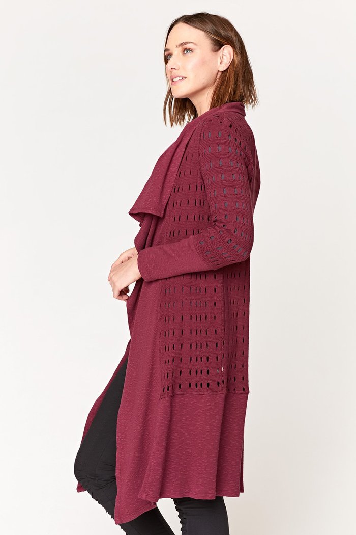 XCVI Abernathy Draped Coat