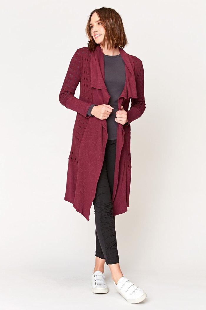 XCVI Abernathy Draped Coat
