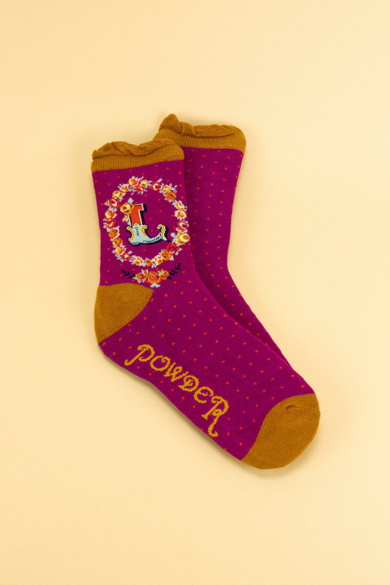 A-Z Ankle Socks