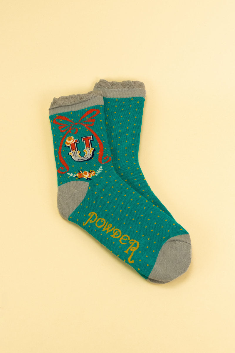 A-Z Ankle Socks