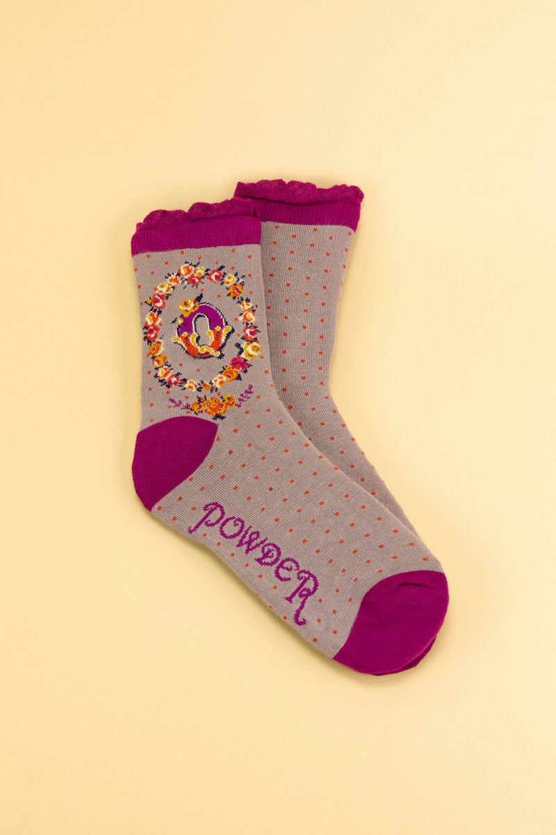 A-Z Ankle Socks