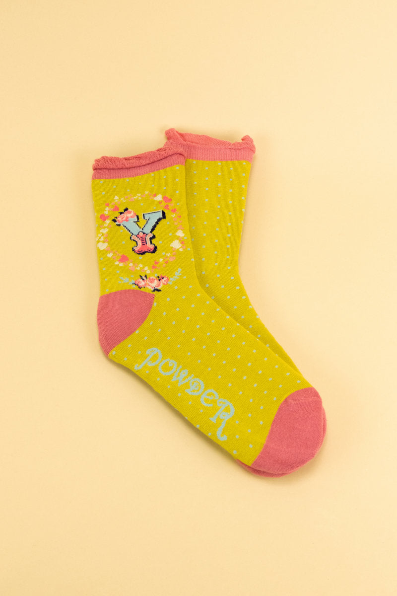 A-Z Ankle Socks