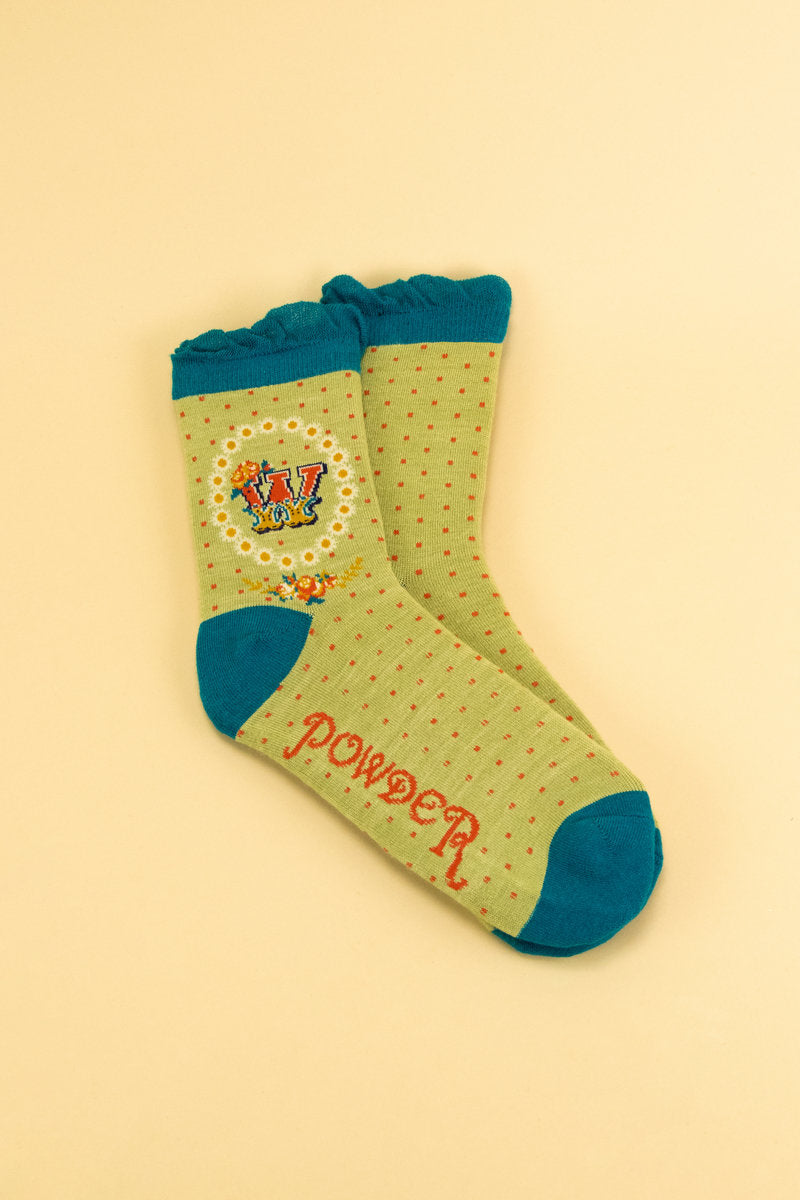 A-Z Ankle Socks
