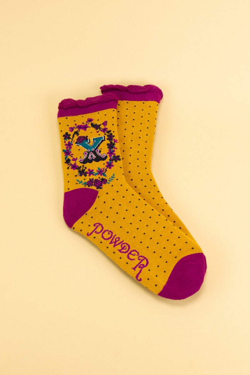 A-Z Ankle Socks