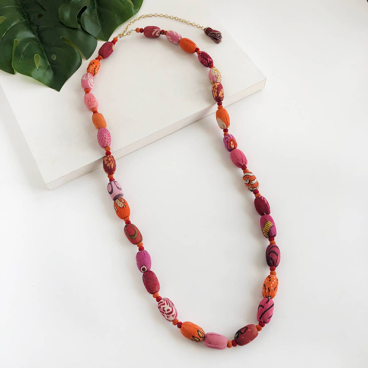 WorldFinds - Kantha Fiesta Necklace - Elements Berkeley