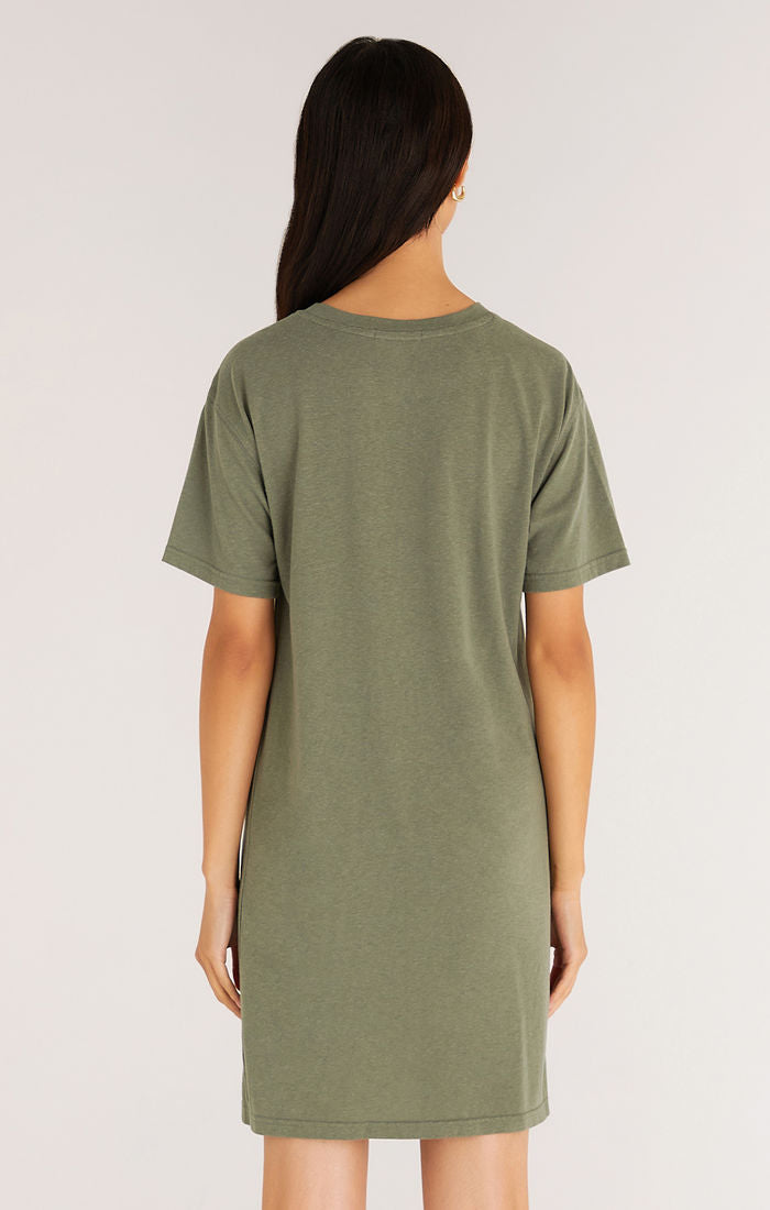 Z Supply Denny Twist T-Shirt Mini Dress