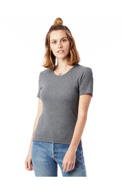 mia slinky rib crew t-shirt - Elements Berkeley