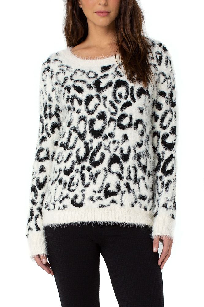 w/b leopard / LARGE