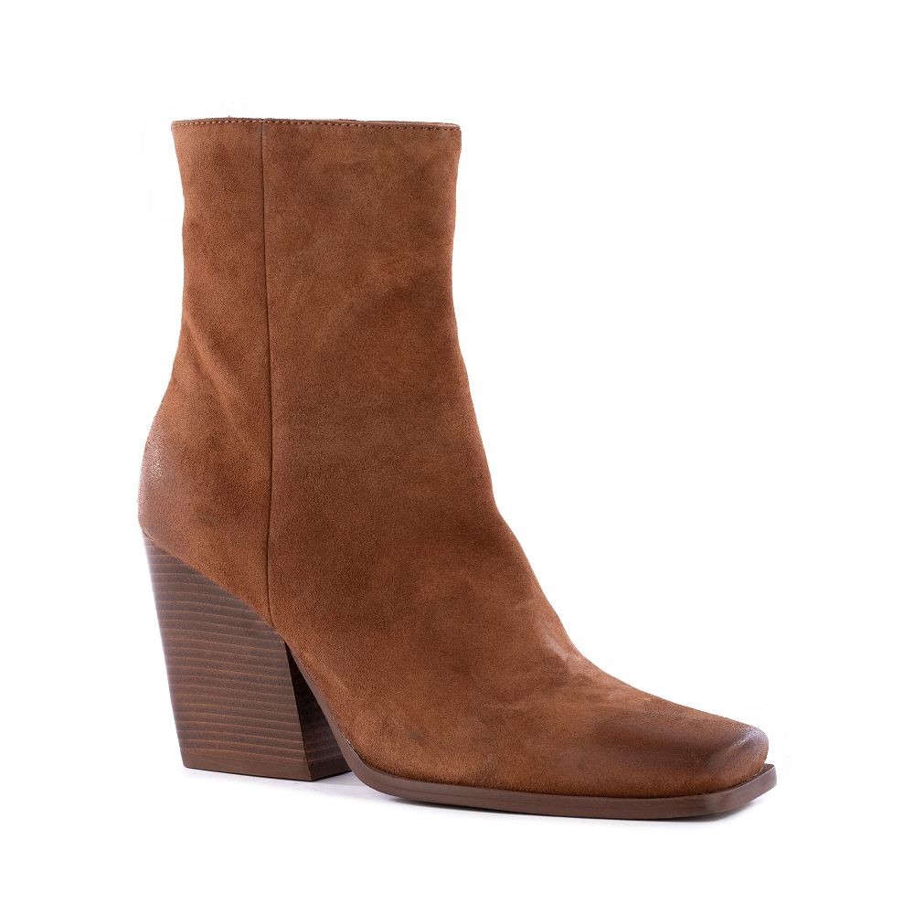 Seychelles Every Time You Go Square Toe Block Heel Boot