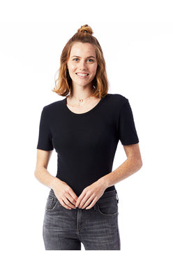 mia slinky rib crew t-shirt - Elements Berkeley