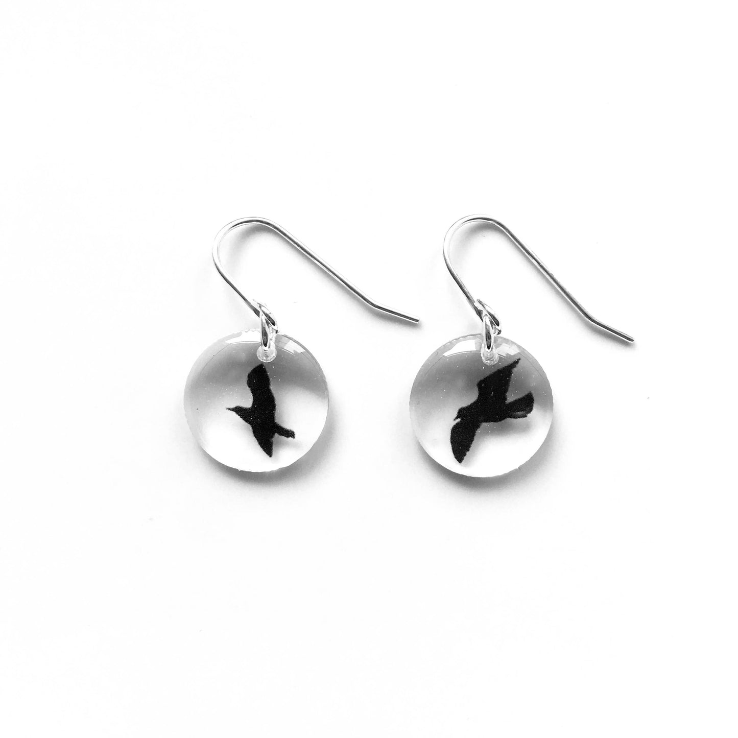 Round Bird Earrings - Elements Berkeley