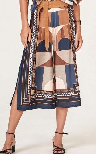 Zinzane Milene Scarf Print Pants