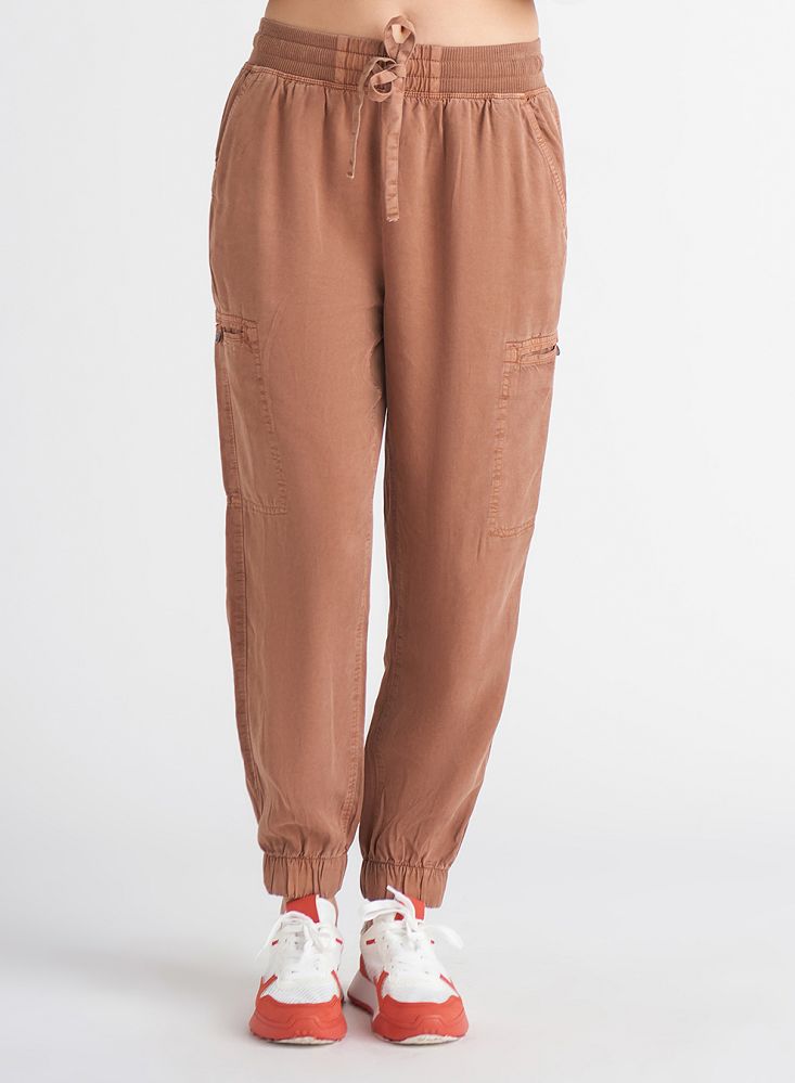 TENCEL TIE CARGO JOGGER