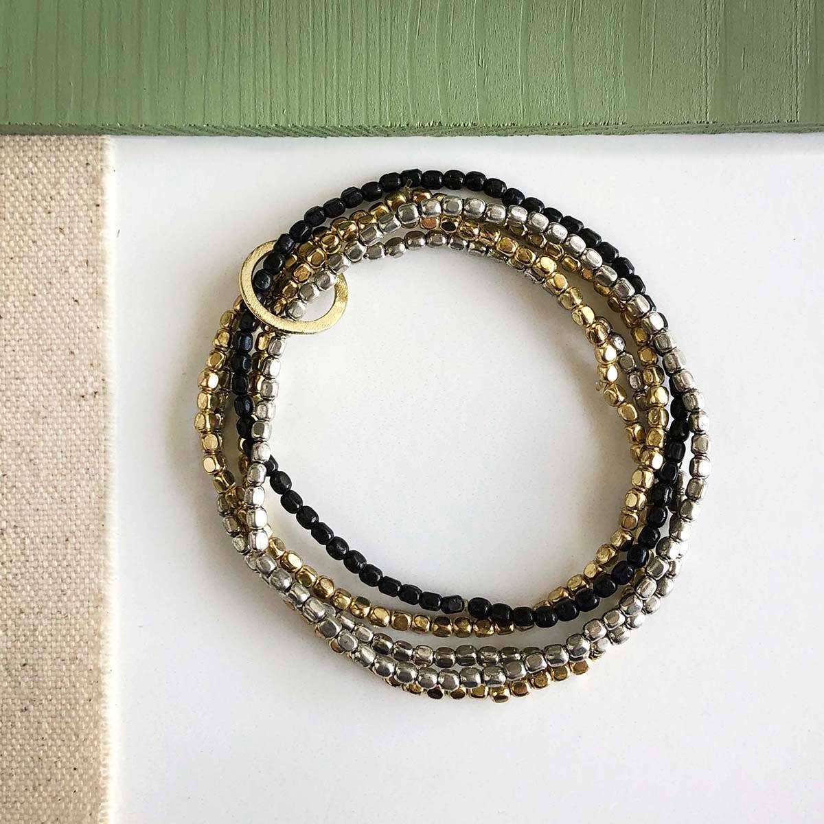 WorldFinds - Embraced Metallics Bracelet - Elements Berkeley