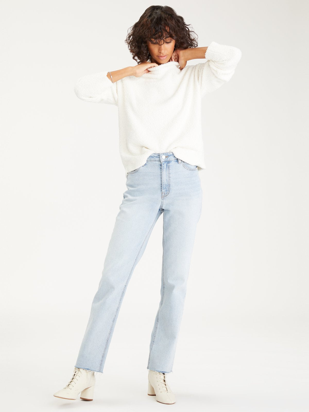 Sanctuary Plush Mock Neck Sweater