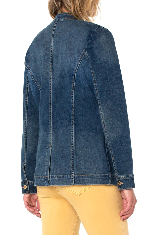 Liverpool Seamed Jacket With Patch Pockets