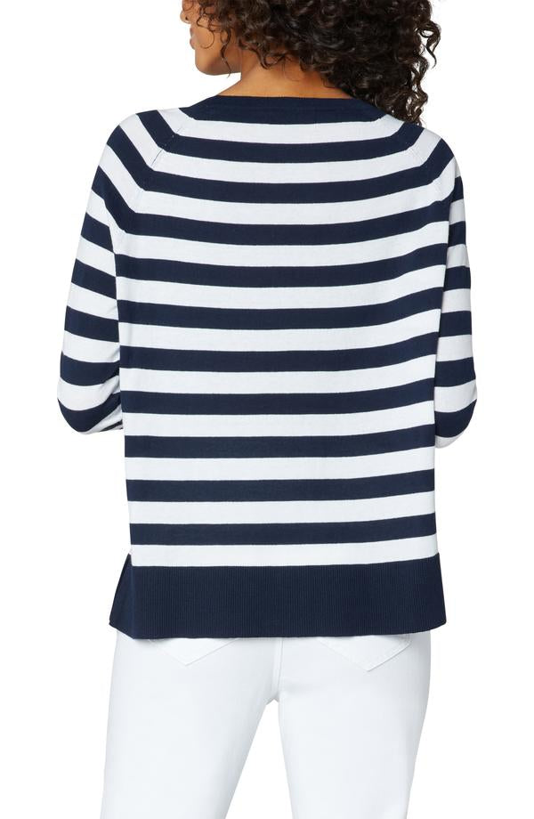 Raglan sweater with side slit - Elements Berkeley