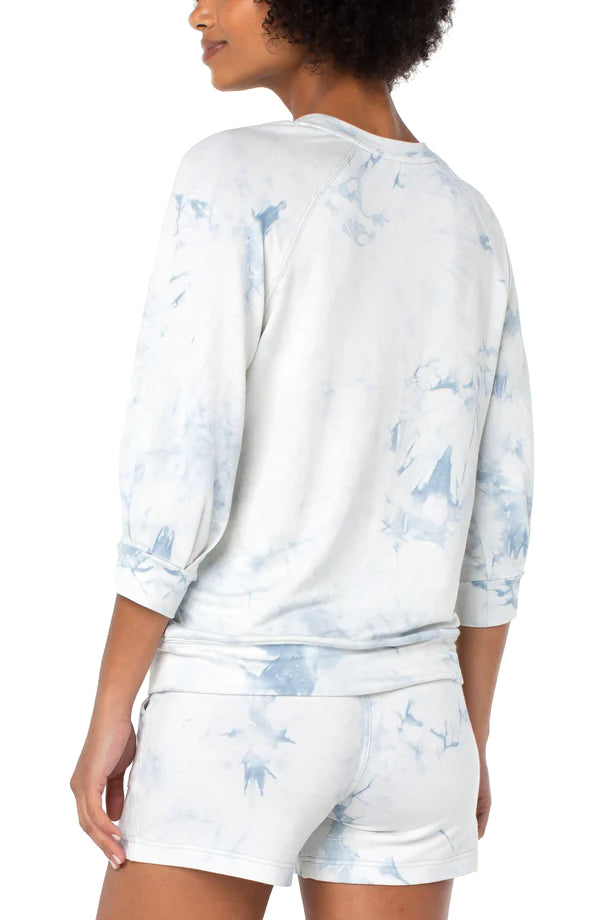 Liverpool Half Sleeve Sweatshirt With Pleats
