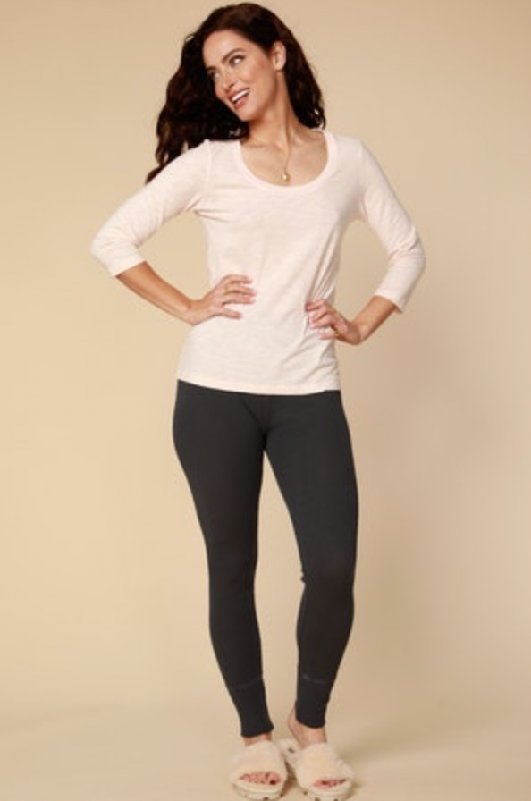 MOD-O-DOC 3/4 Sleeve Scoop Neck Tee