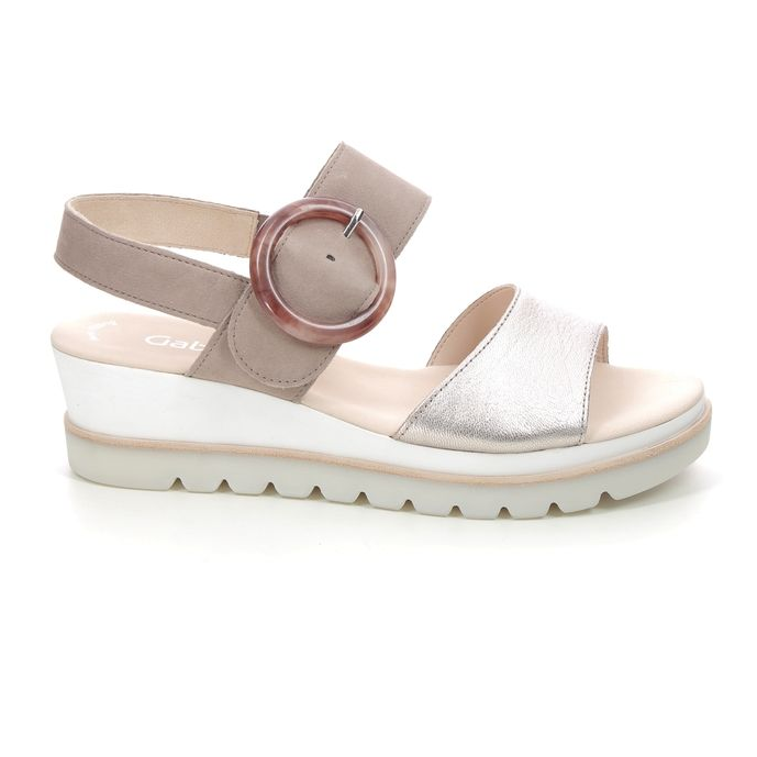 Gabor Platform Sandal with Backstrap