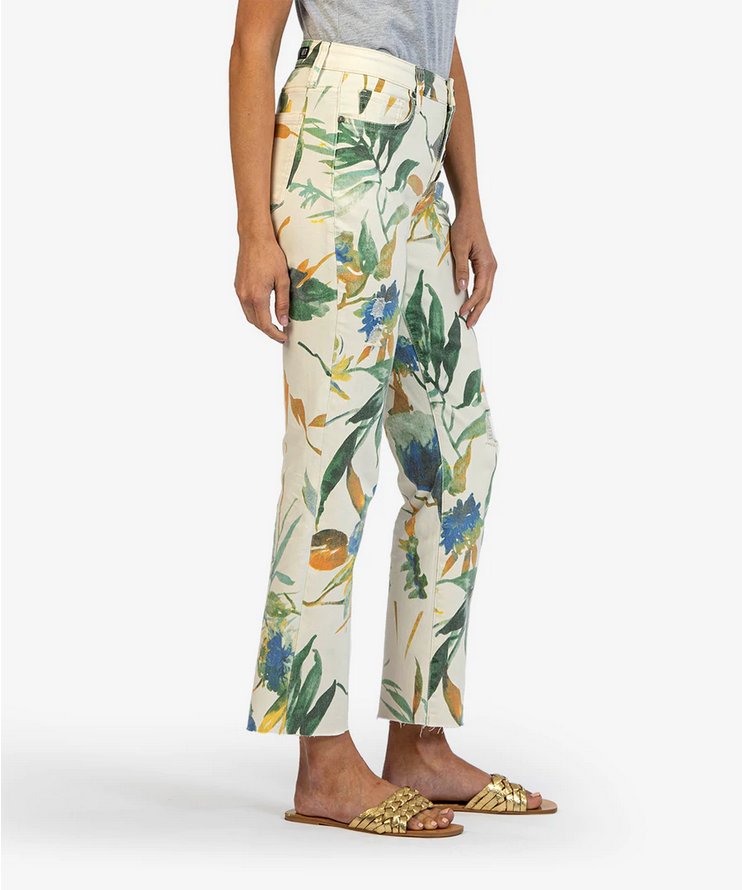 Kut From the Kloth Reese High rise FAB AB Ankle Straight Leg