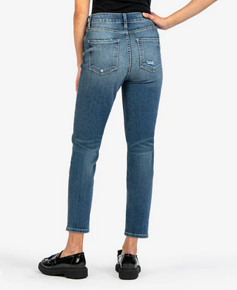 NAOMI HIGH RISE FAB AB GIRLFRIEND STRAIGHT-REG HEM