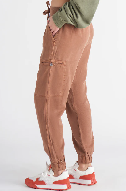 TENCEL TIE CARGO JOGGER