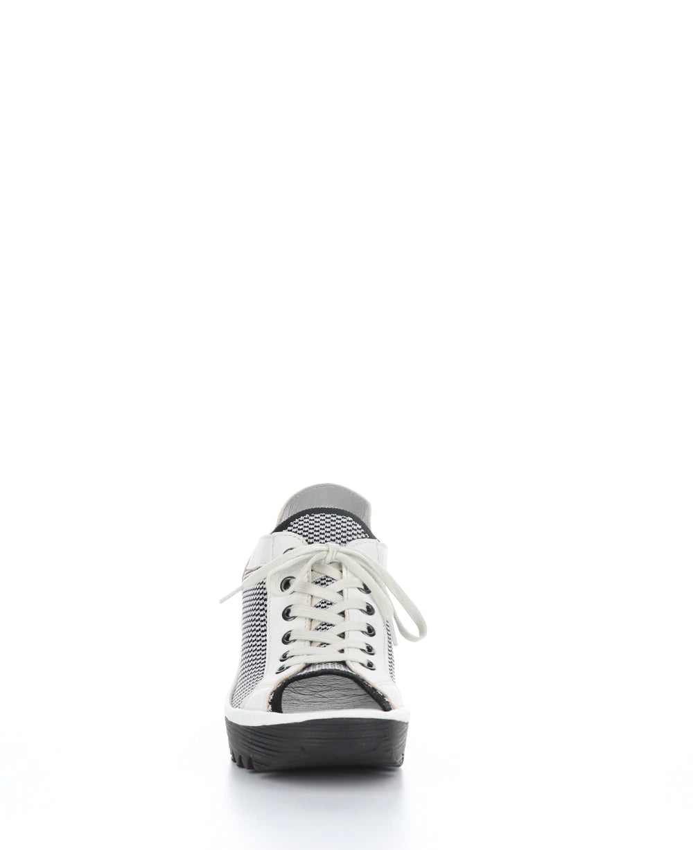 Fly London Lace Front Wedge Sandal