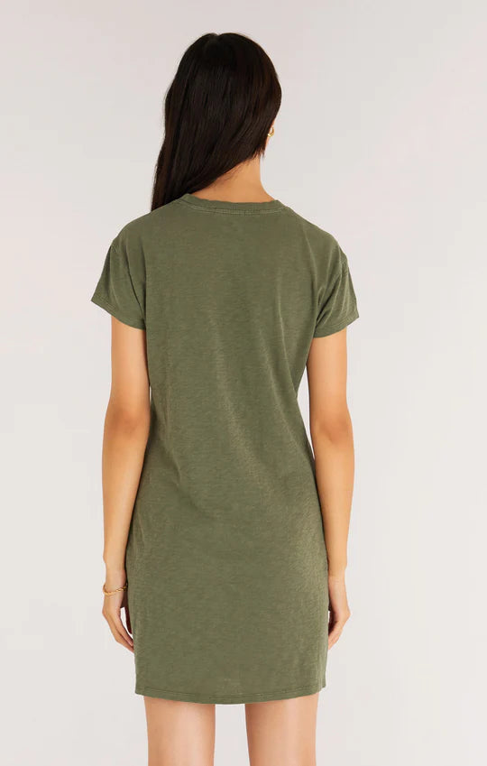 Z Supply Modern Crew Slub Tee Dress