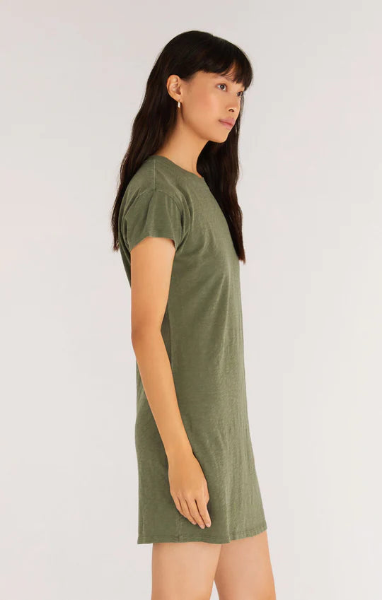 Z Supply Modern Crew Slub Tee Dress