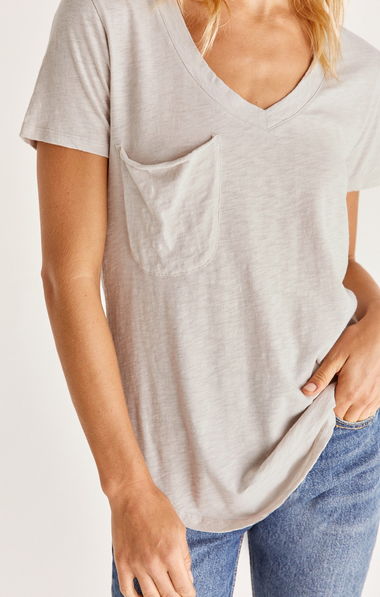 Z Supply The Cotton Slub Pocket Tee
