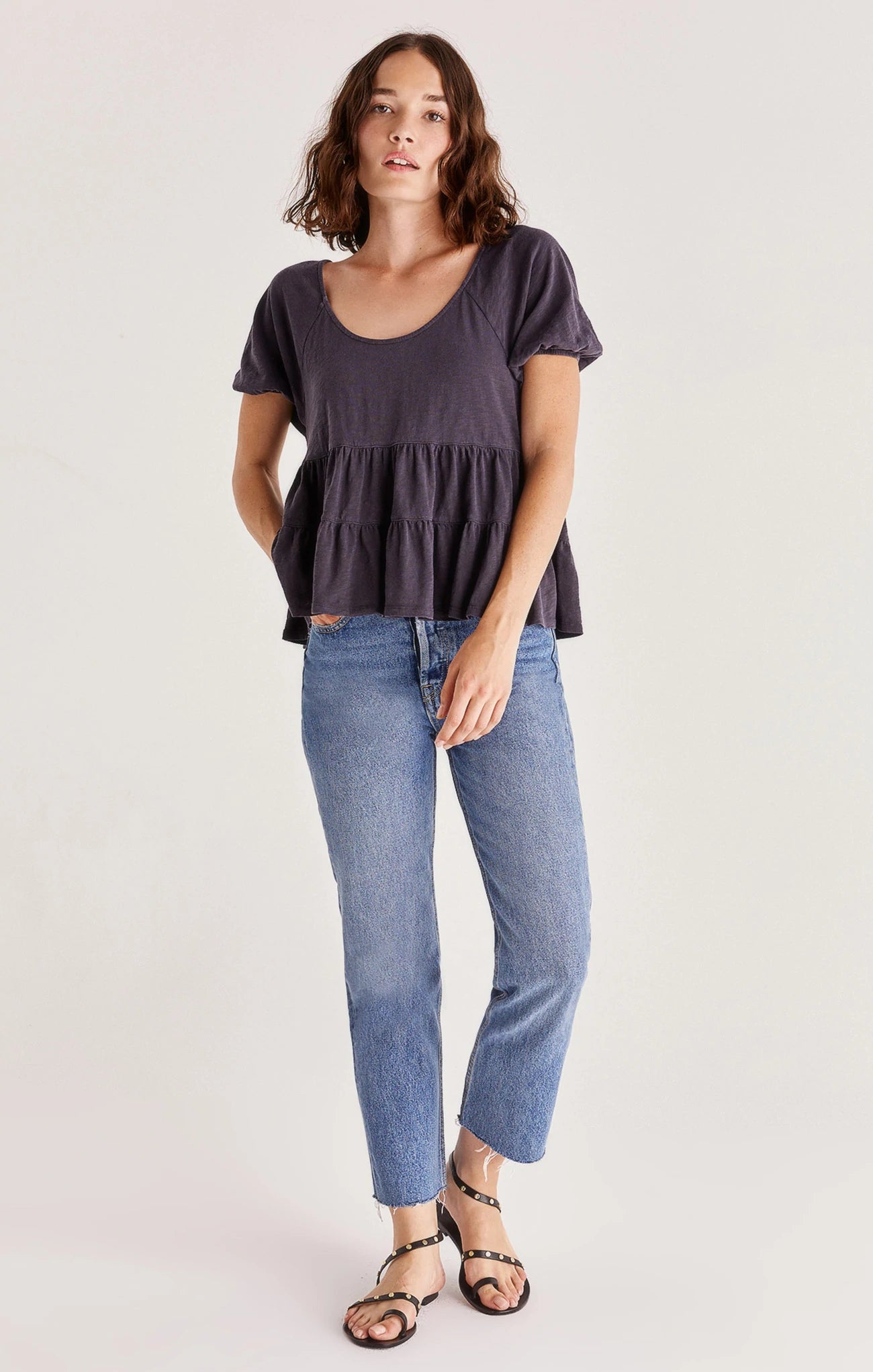 Z Supply Cove Slub Tiered Top