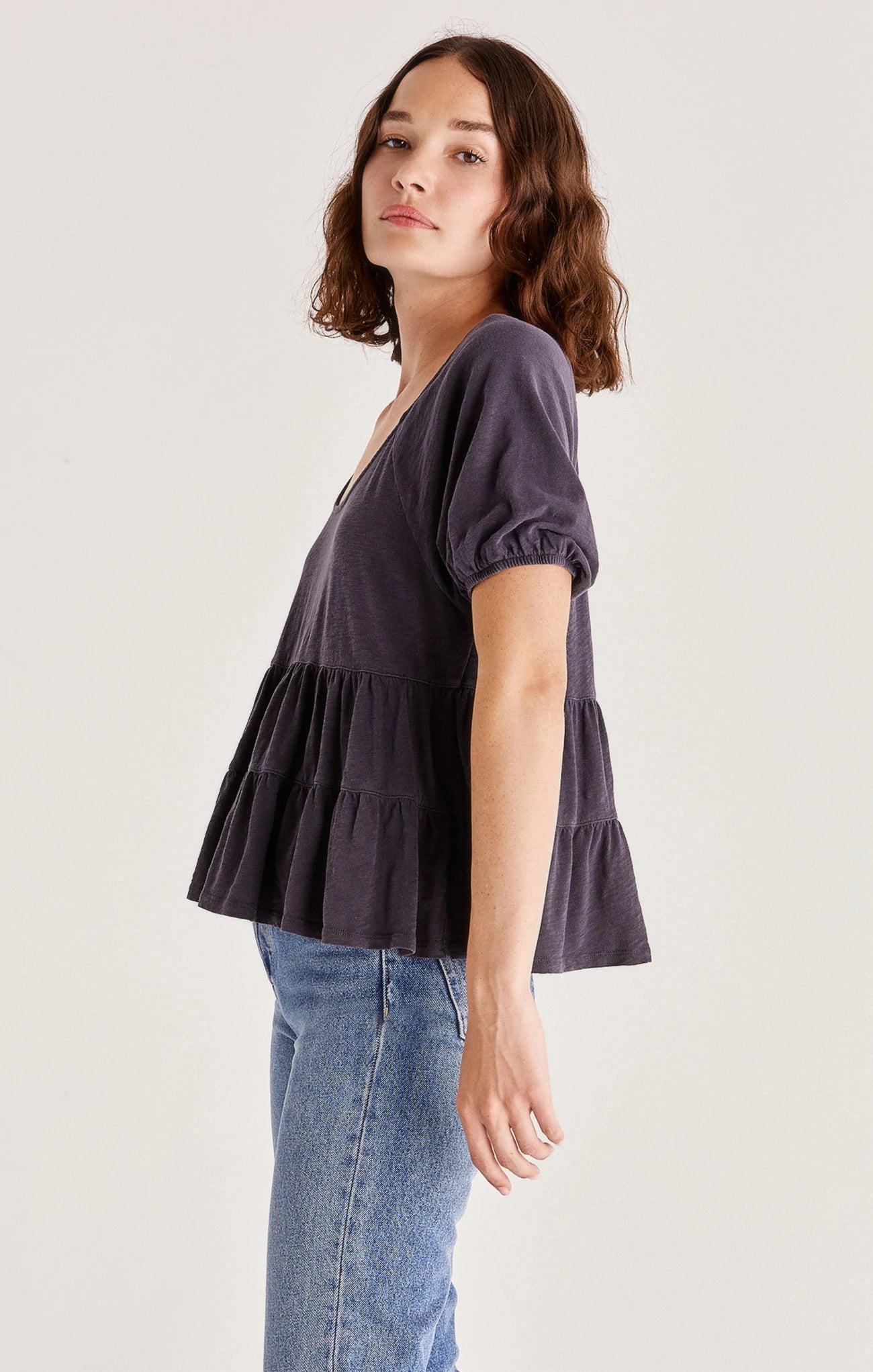 Z Supply Cove Slub Tiered Top