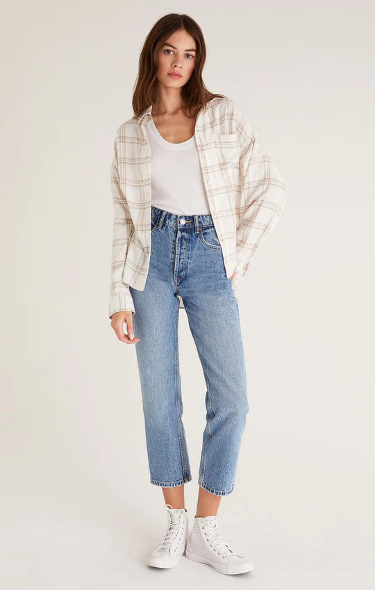 Z Supply Clio Plaid Button Up