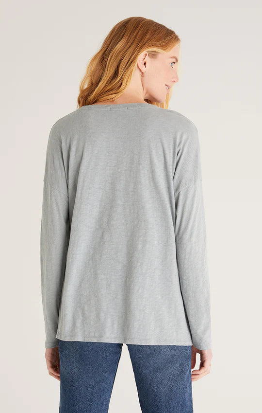 Z Supply Farren Slub Long Sleeve Tee