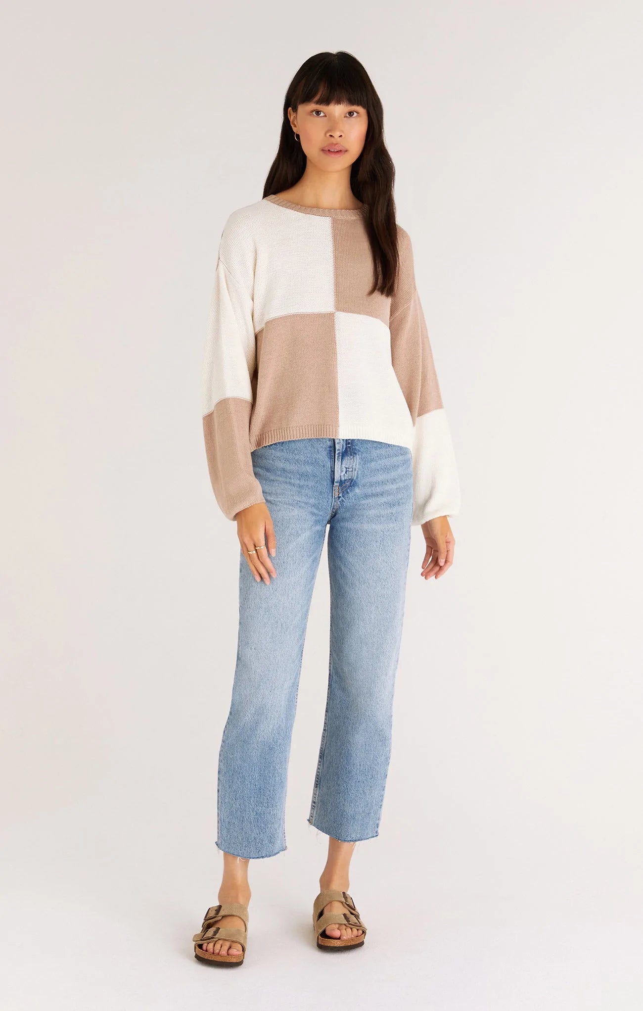 Z Supply Solange Check Sweater