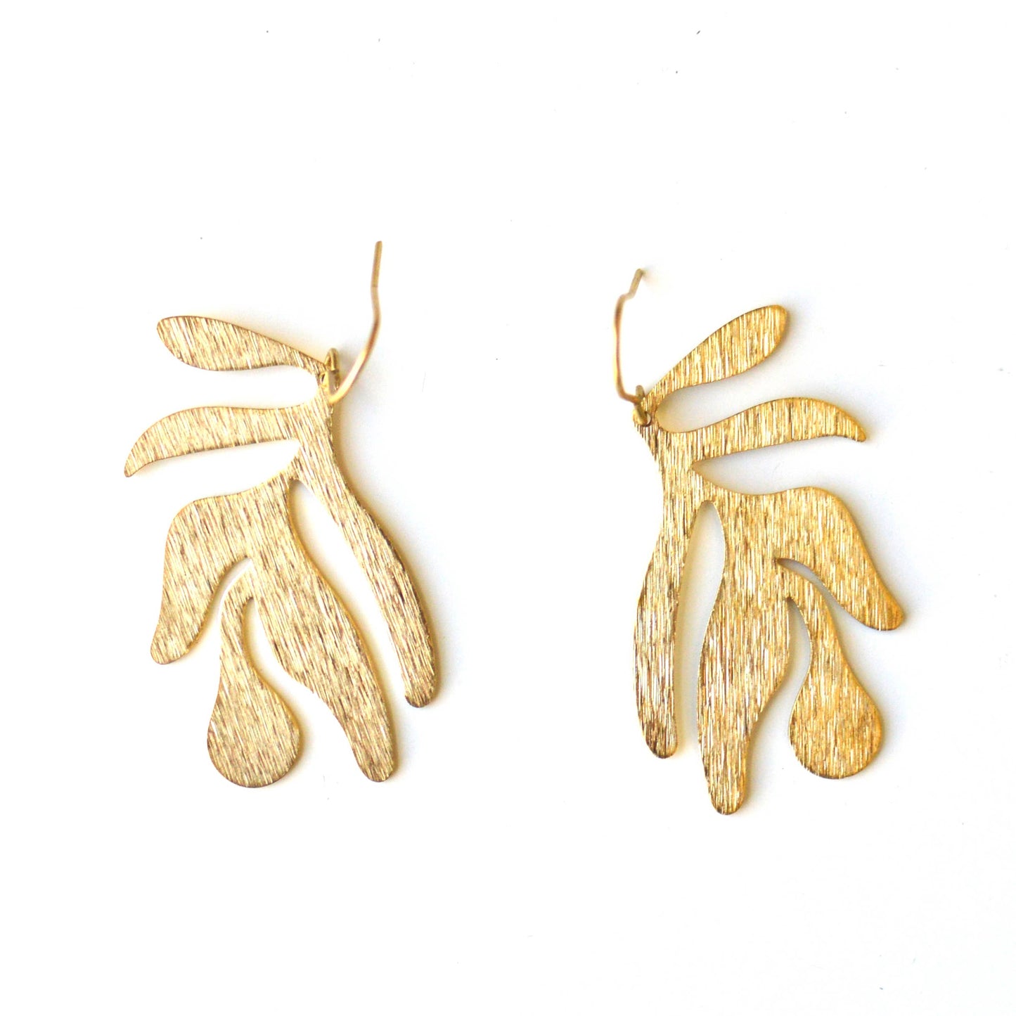 Ker-ij Jewelry - Abstract Leaf Earrings